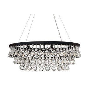 Shop LightUpMyHome Celeste Small Glass Drop Crystal Chandelier .