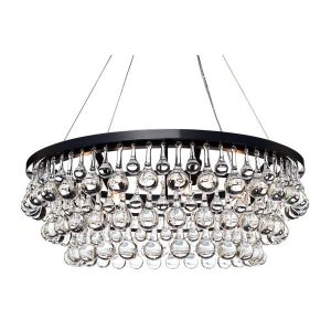 Shop LightUpMyHome Celeste Small Glass Drop Crystal Chandelier .