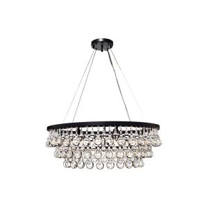 Shop LightUpMyHome Celeste Small Glass Drop Crystal Chandelier .