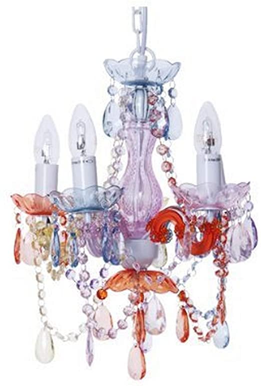 Amazon.com: ShopWildThings Chandelier Gypsy Pastels with Plug .