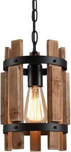 Wood Chandelier Rustic Chandeliers Farmhouse Round Pendant .