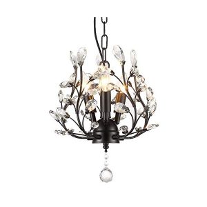 SEOL-LIGHT Farmhouse Crystal Branch Chandelier Pendant Hanging .