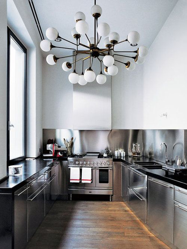 How to Use a Chic Chandelier in Your Kitchen Design | Kathy Kuo .