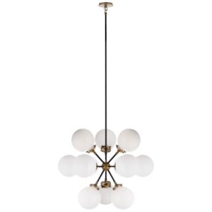 Bistro Small Round Chandelier | Designer Ian K. Fowler | Circa .