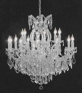 Chandelier Made with Swarovski Crystal! Crystal Chandelier H38 .