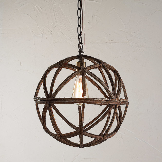 Twig Sphere Chandelier or Pendant Light Small - Shades of Lig