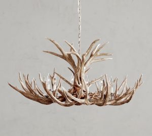 Faux Antler Chandelier | Pottery Ba