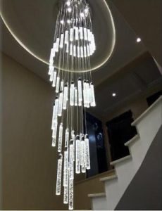 Customized Modern LED CRYSTAL Drop pendant lamp Living Room .