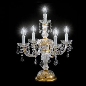 Botticelli" venetian crystal table lamp - Murano glass chandelie