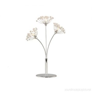 LEI ZE JUN UK- LED Luxurious Crystal Table Lamp Flower Desk Lamp .