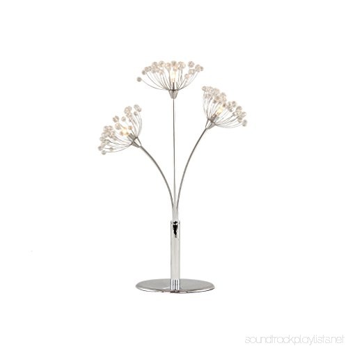 LEI ZE JUN UK- LED Luxurious Crystal Table Lamp Flower Desk Lamp .