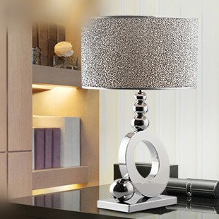 Stylish minimalist luxury crystal table lamp bedroom bedside lamp .