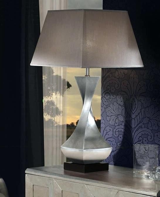 Beautiful Silver Table Lamps Living Room Design | Lamps living .