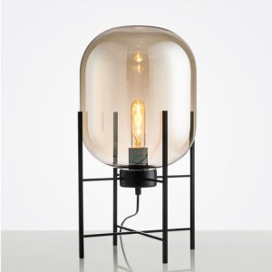 China Post Modern Desk Lamp with Glass Shade and Edison Bulb, for .