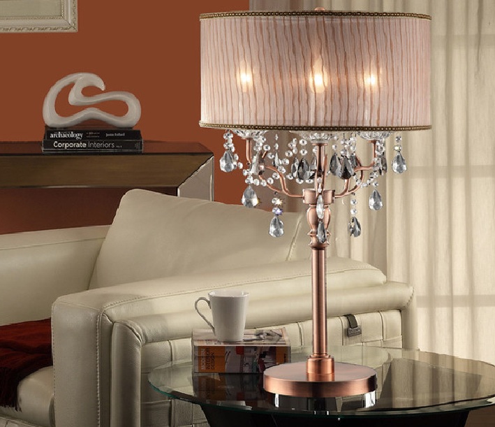 Tall table lamps for living room – tall crystal table lamps .