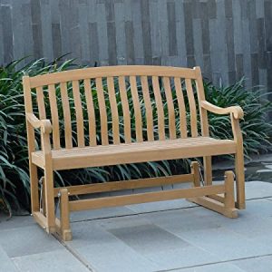 Amazon.com : Cambridge-Casual AMZ-130572T Arie Teak Glider Bench .