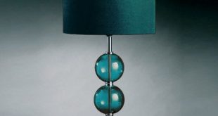 Paddy Teal Crackle Ceramic Acrylic Table Lamparteriors Home 49565 .