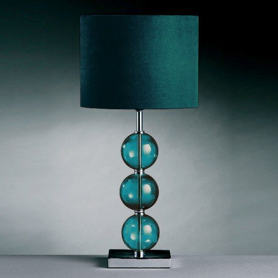 Teal Living Room Table Lamps