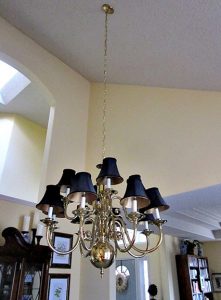 Brass Chandelier(s) Makeov