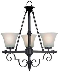 Portfolio 3-Light Bronze Traditional Chandelier (Oil Rubbed Bronze .