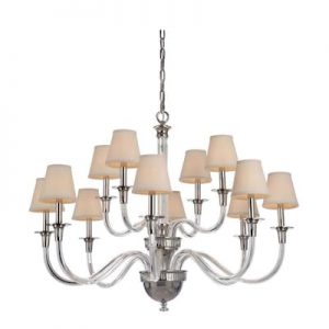 Craftmade Deran 6-Light Polished Nickel Traditional Chandelier at .