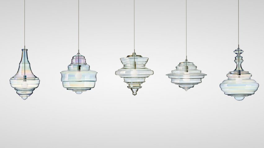 Lasvit creates minimalist versions of traditional Bohemia chandelie