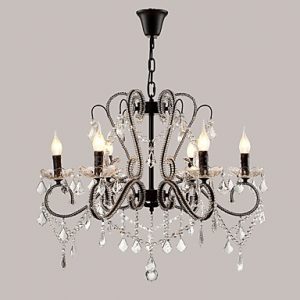 6 Lights Crystal Chandelier Modern/Contemporary Traditional .