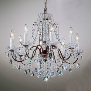 Classic Traditional Chandelier ATN2353 8 Light, Pellucid Crystal .