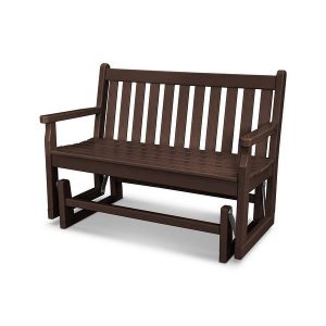 Shop POLYWOOD® Traditional 48" Outdoor Garden Bench Glider .