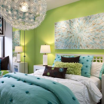20 Fashionable Turquoise Bedroom Ideas | Girl bedroom designs .