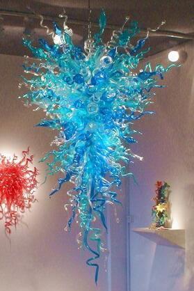 Luxury Design Turquoise Blue Hotel Lobby 48 Inches Handcraft .