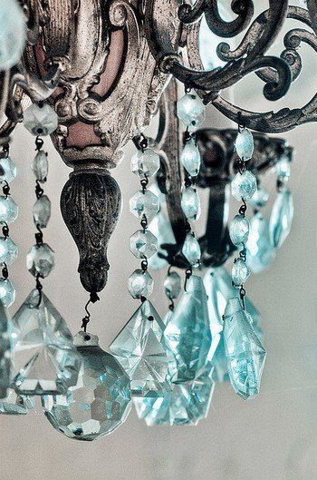 Aquamarine blue crystals | Pinned by PeachSkinSheets