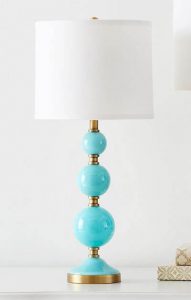 Tilda Bubble Table Lamp | Turquoise lamp, Bubble table lamp, La