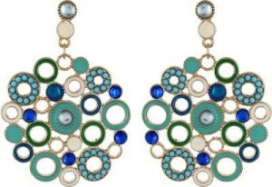 Buy Fayon Chic Stylish Turquoise Bubble Enamel Circle Chandelier .