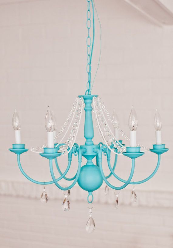 Turquoise Chandelier | Victorian Mod Custom Chandeliers in any .