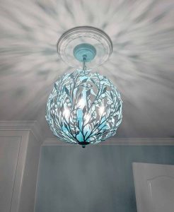 Luna Turquoise Chandelier | Kids Lighting | Nursery Lighti