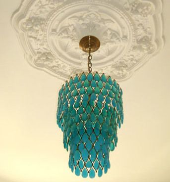 Wow Factor: Turquoise Chandeliers | Green chandeliers, Turquoise .