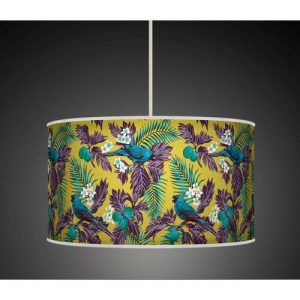 Bay Isle Home Polyester Drum Shade | Glass pendant shades .