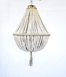 Amazon.com: Annabella White Turquoise Empire Chandelier: Handma