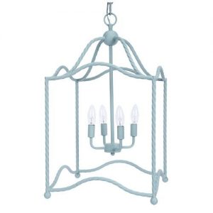 Pagoda Six Sided Lantern Chandelier Silver | Lantern chandelier .