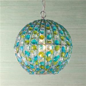 Colored Acrylic Crystal Dome Light | Turquoise cottage, Mini .