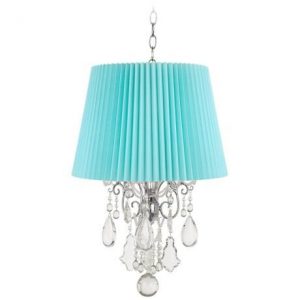 Belle of the Ball Designer Pleat Shade Mini Chandelier | Mini .