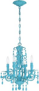 Amazon.com: Craftmade 25614-TQ Englewood European Crystal Mini .