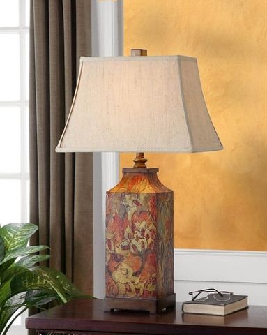 Fiore Flowers Tuscan Table Lamp | Tuscan decorating, Tuscan home .