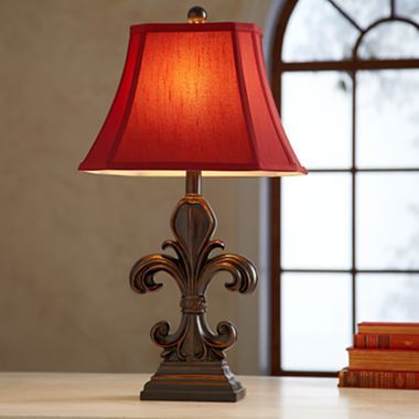 I have this, it's beautiful! Fleur-De-Lis Table Lamp $22- jcpenney .