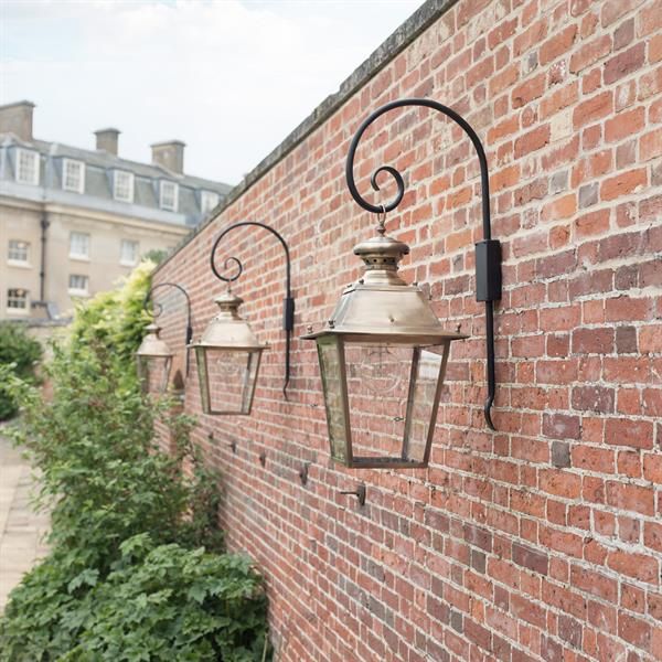 Large Canterbury Lantern in Antiqued Brass | New House | Outdoor .