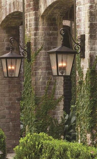 Trellis Outdoor Wall Lanterns in 2020 | Wall lantern, Victorian .
