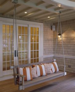 love porch swings.. my next house WILL have a porch with a swing .