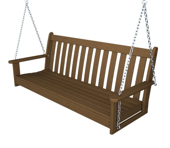 Vineyard 60in Porch Swing - Recycled Outdoor Furniture - GNS