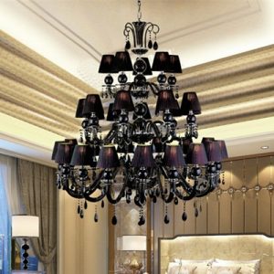 black Church chandelier led candle holder lamp for living room .